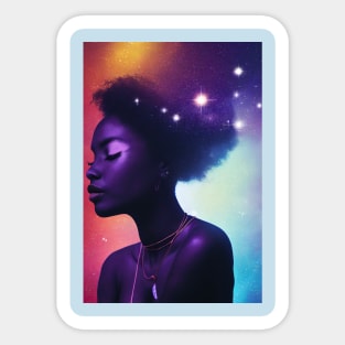 Melanated Soul Sticker